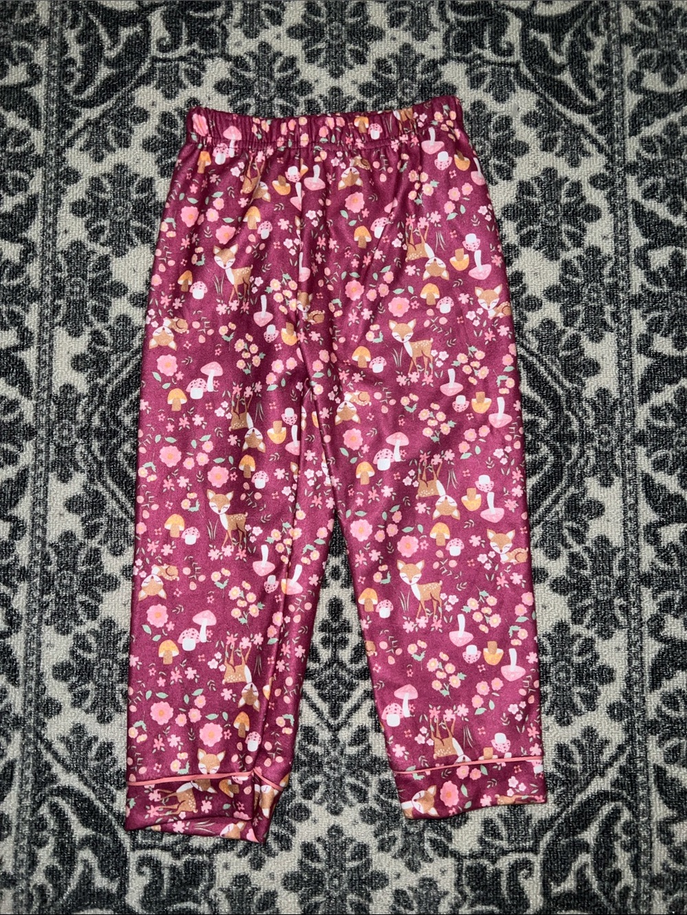 Mon Petit Floral Animal Print Pajama bottoms